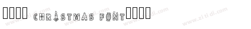 免费获取 Christmas Font字体转换